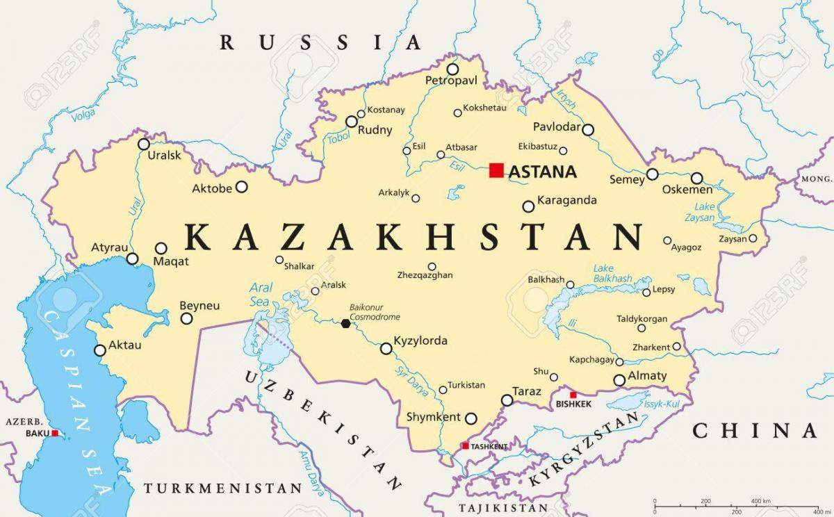 kaart, astana, Kasahstan