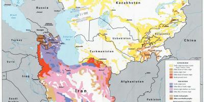 Kaart Kasahstani religioon