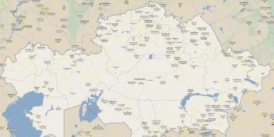 Kaart Kasahstani tee