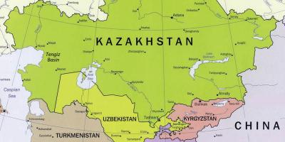 Kaart tengiz Kasahstan